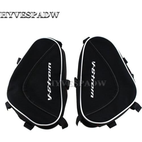 Motorcycle Frame Crash Bars Waterproof Bag Repair Tool Placement Bag For Suzuki V-Strom 650 DL650 DL1000 For Givi For Kappa