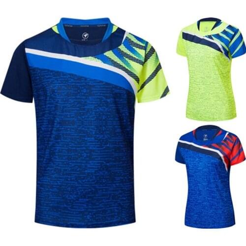 New Badminton shirt Men / Women ,Quick dry tennis shirts clothes, Table Tennis jerseys , sport Running gym shirts A111
