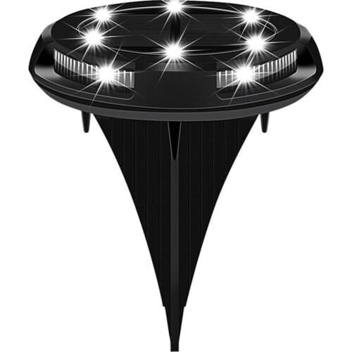 8 LED Solar Prower Garden Lights Underground Buried Lawn Lamps Deck Roadway Outdoor Wall Lamp Yard Decor Landscape Light