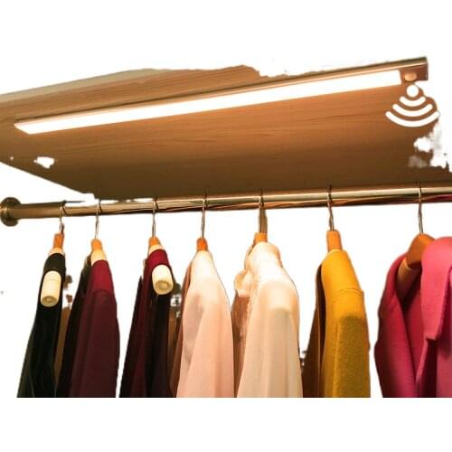 Wardrobe Light Cabinet Light led charging section with a thin wiring corridors Free body sensor sensing the light mirror cabinet
