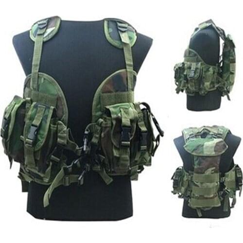 Military Gear Tactical Army Combat Airsoft Hunting Molle Vest Paintball Wargame Body Armor Outdoor CS Training Protection Vest