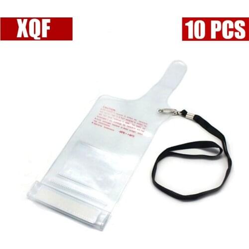 XQF 10PCS Waterproof jacket For BaoFeng UV5R Quansheng TG UV2 hand walkie talkie waterproof bag cov.e