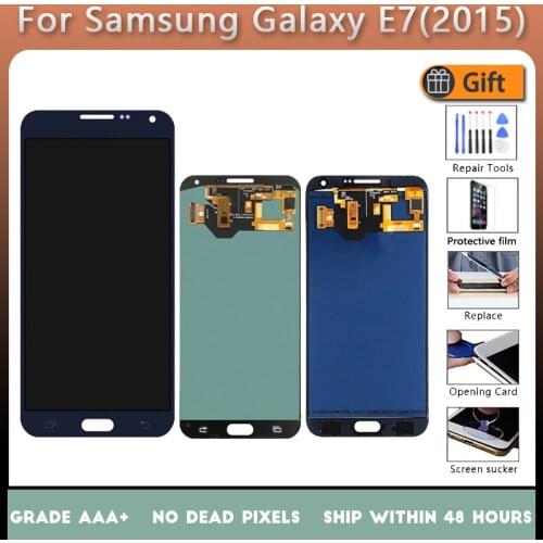 5.5’ AMOLED Display For Samsung Galaxy E7 2015 E700 E7000 E7009 E700F E700H LCD Display Touch Screen Digitizer Assembly