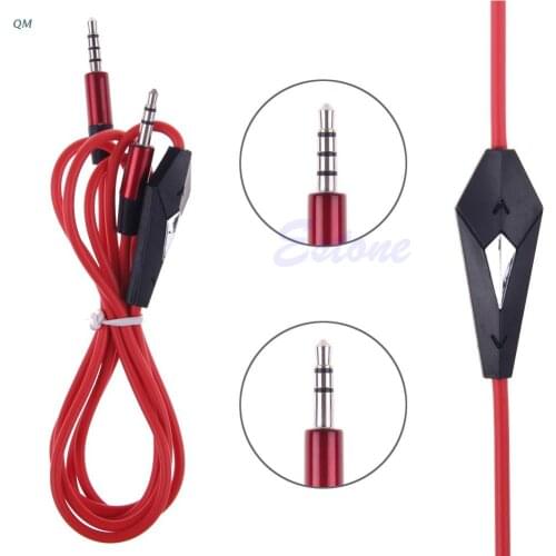 13MF 3.5mm Male To Male Car Stereo Aux Record Mic Cord Headphone Connect Cable