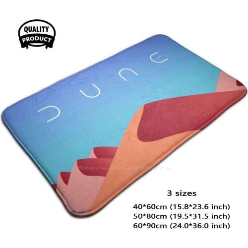 Dune 2020 3D Soft Non-Slip Mat Rug Carpet Foot Pad Dune 2020 Movie Fan Art Rbpartnerprogram Sand Sky Vista Desert Blue