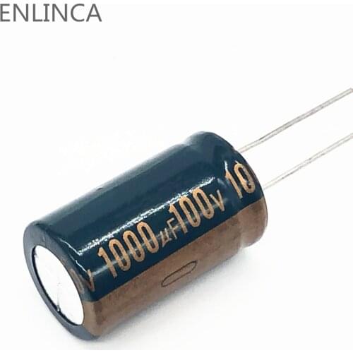 22pcs/lot S62 high frequency low impedance 100v 1000UF aluminum electrolytic capacitor size 18*30 1000UF 20