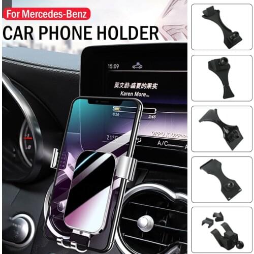 Car Mobile Phone Holder Air Vent GPS Bracket For Mercedes Benz W213 W205 X253 W447 W166 X166 W247 X247 W246 W242 W176 X156 W117
