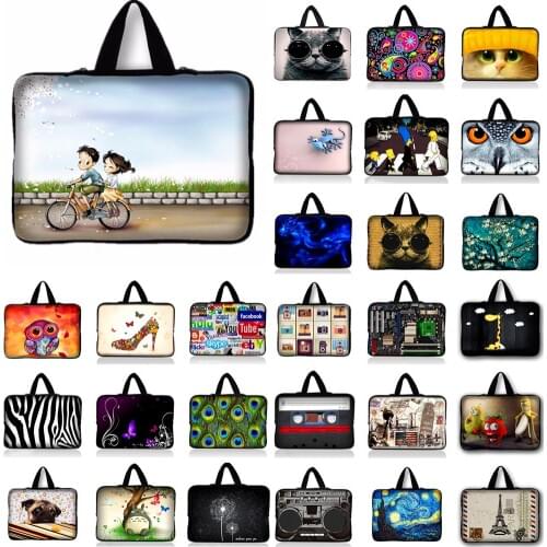 7.9" 9.7'' 13 '' 13.3 '' 14'' 15.4 '' 15.6'' 17.3'' 17.4'' Laptop Computer Sleeve Notebook Cover Case For Asus HP Acer Dell #D