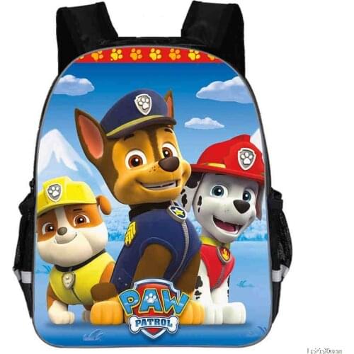 Paw Patrol Kids Backpacks Boys Girls Kindergarten Schoolbag Children Cute Cartoon School Bag Funny Cartoon Bags