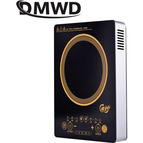 DMWD Electric Magnetic Induction Cooker Waterproof Hot Pot Oven Furnace Cooking Stove Kitchen Hotpot Heater Cooktop 2200W EU US