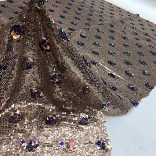 French Mesh Lace Fabric With Sequined Velvet Fabric 2021 High-quality Lace African Lace Fabric For Wedding Sewing XX4344