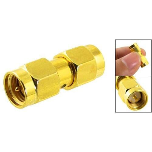 Hot Sale SMA Male to SMA Male Plug in series RF Coaxial Adapter Connector