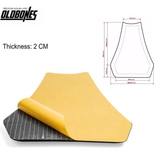 Motorcycle Race Foam Seat Pad Foam Seat Cover Black Universal 20mm thick For Yamaha For Honda For Ducati