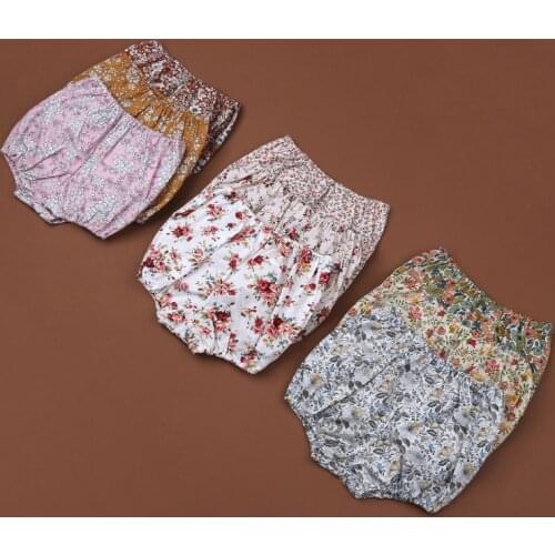 Fashion Baby Shorts Newborn Baby Bloomers Girls Pattern Shorts Toddler Trousers PP Pants 97BC