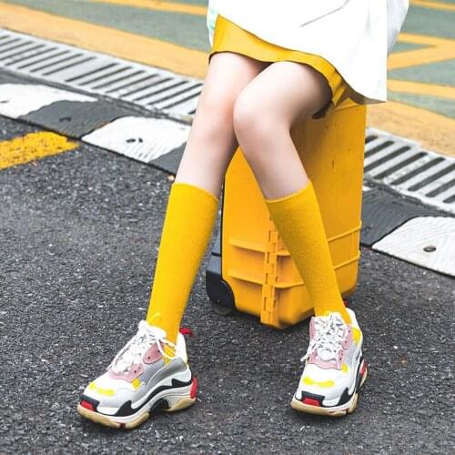 Fashion Candy Thick Warm Womens Mid Socks For Winter Cozy Soft Cotton Socks Breathable Casual Socks Sport Socks