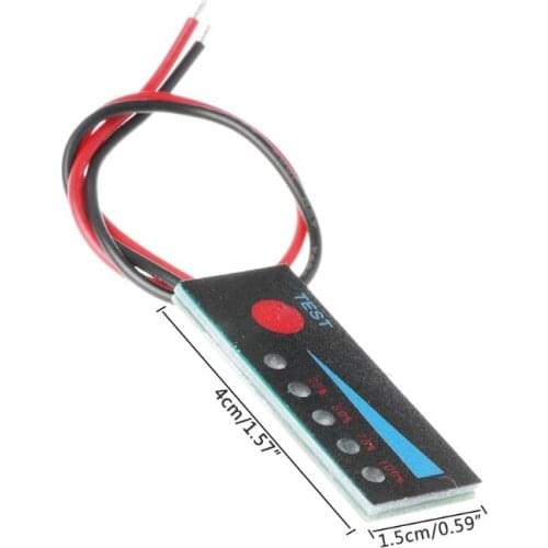 3.7V Lithium Battery Power Level Indicator Module For Led Voltage Display Meter