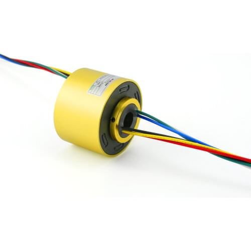 MOFLON slipring through bore slip ring hole size 20mm OD42mm 4X5A electric slip ring