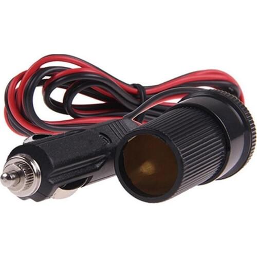 2019 New 12V 24V 10A Car Accessory Cigarette Lighter 2m Extension Cable 1m 3m 5m Lighter Socket Cigar Extension Power Cable W9F2