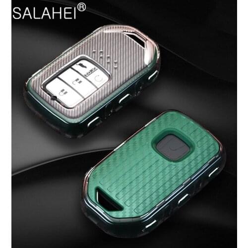 New TPU Car Key Case Cover for Honda Civic Accord XRV VEZEL CITY JAZZ CIVIC HRV Crider CRV Key Cover Case Remote Shell Keyring