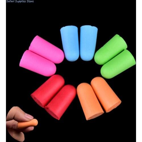 Anti-noise Soft Ear Plugs Sound Insulation Ear Protection Earplugs Sleeping Plugs For Travel Noise Reduction With Plastic Case