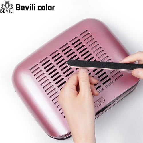2021 New 68W Nail Dust Collector Nail Art Tool Fan Vacuum Cleaner Manicure Machine Tools Filter Strong Power Nail Vacuum Cleaner