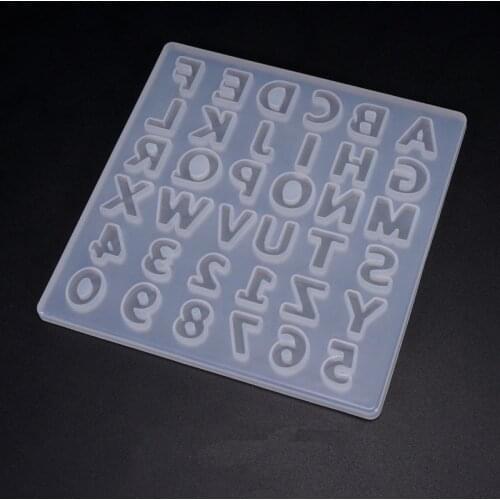 Uppercase Letter Silicone Mold Capital Letter Soft Mold for UV Resin Alphabet A To Z Mold Epoxy Resin Art Supplies Resin Mold