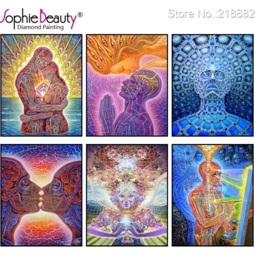 Sophie Beauty New Diy Diamond Painting Cross Stitch Resin Handcraft Embroidery Colorful Love Men Needlework Mosaic Kit Craft Art