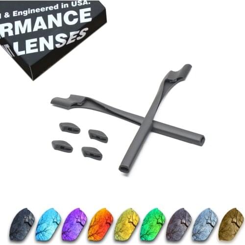 ToughAsNails Resist Seawater Corrosion Polarized Replacement Lenses and Gray Rubber Kit for Oakley Half Jacket 2.0 Sunglasses