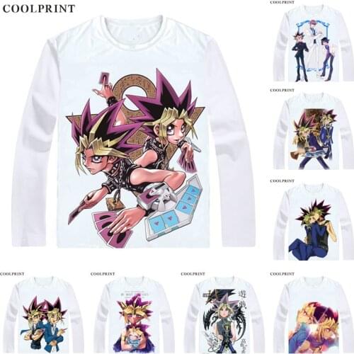 Mutou Yuugi Muto Yugi T Shirt Duel Monsters Yuu Gi Ou Yu-Gi-Oh King of Games T-shirt Casual Vintage TShirt Long Sleeve Shirts
