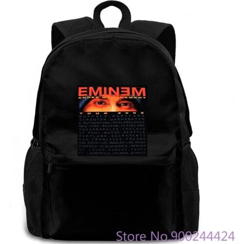 Eminem Anger Management Tour 2002 Vintage Harajuku Funny Rick Sleeve Men Fashion backpack