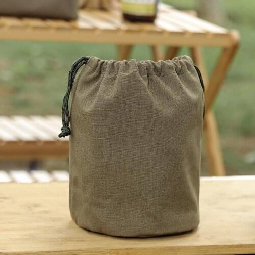 Drawstring Bag Large Capacity Anti-scratch Camping Supplies Camping Travelling Drawstring Sack Sundries Storage Bag for Outdoor