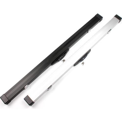 Weichster Aluminium 3/4 Jointed Snooker Pool Cue Hard Case 47" with Locks and Chalk Space