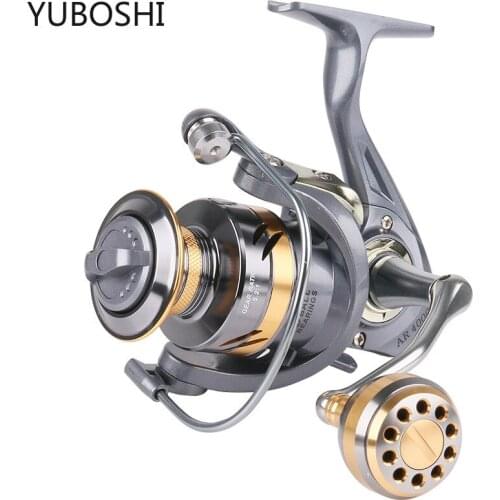 YUBOSHI New Spinning Fishing Reel 5.2:1 Gear Ratio 2000-7000 Series Metal Spool fishing reel Profession Fishing Accessories
