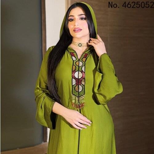 Kaftan Satin Abaya Dubai Islam Turkey Arabic Muslim Long Maxi Dress African Dresses For Women Robe Longue Djellaba Femme Vestido