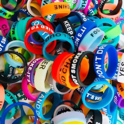 10pcs/lot Vape pod kit Silicone ring vapeband For novo zero nord fetch pro drag s x tfv8 tfv16 tfv12 prince baby tf tank