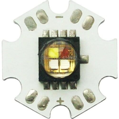 10W High Power Cree XLamp MC-E MCE RGBW RGB + White LED Emitter Lamp Light 4Led Star PCB Board Free Shipping