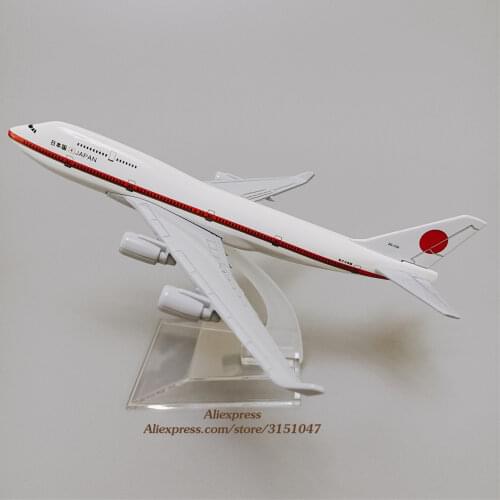 NEW 16cm Air Japan Boeing 747 B747 Airlines Japanese Air Force ONE Airways Alloy Metal Airplane Model Plane Diecast Aircraft