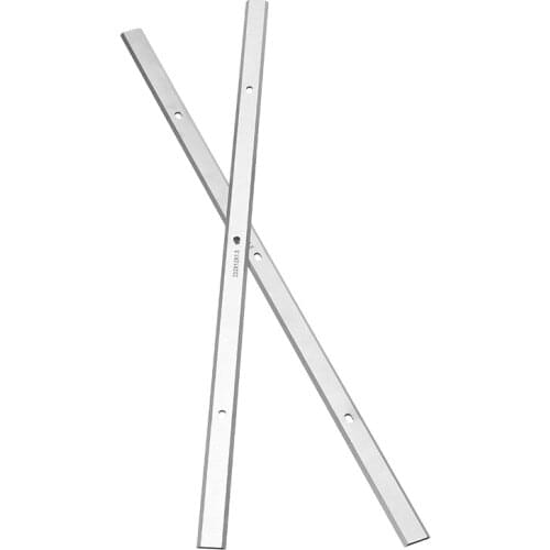 2pcs/set 13'' HSS Planer Blades Honed Edge Treatment Industrial Woodworking Planer Blades 333*12*1.5 mm