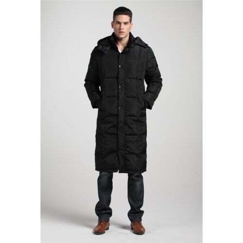 2017Mens big size coat high quality white duck down jacket preferred to keep warm in winter coat