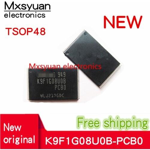 5pcs~50pcs/LOT New original K9F1G08U0B-PCB0 K9F1G08UOB-PCBO K9F1G08U0B K9F1G08UOB PCB0 TSOP48 128M x 8 Bit NAND Flash Memory