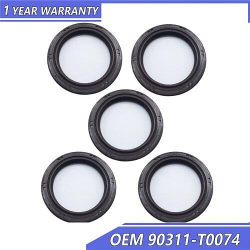 5 Pieces Seal Type T Oil Engine Oil Seal OEM 90311-T0076 90311T0076 Compatible With Toyota