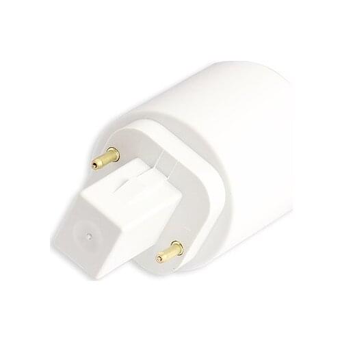 ABS LED G24 to E27 Adapter Socket Halogen CFL Light Lamp base converter e27 to g24 bulb holder adapter 2pin 85-265V