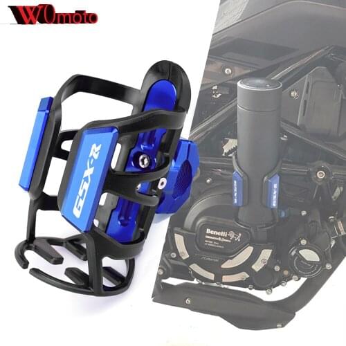 For Suzuki GSX-R GSXR 600 750 K6 K7 K8 High Quality Motorclcle CNC Accessories Beverage Water Bottle Drink Cup 19-32MM Holder
