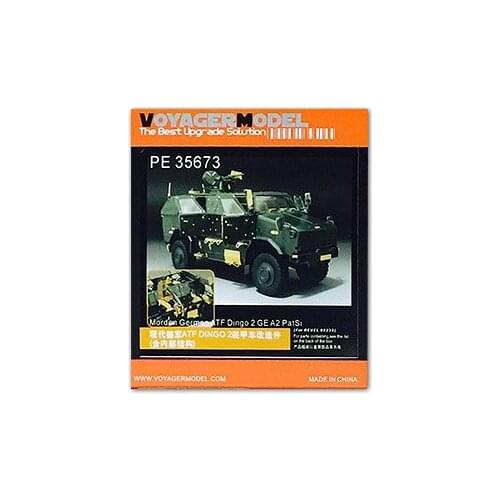 KNL HOBBY Voyager Model PE35673 ATF wild dog 2 GE A2 full protection armor car with metal etching parts