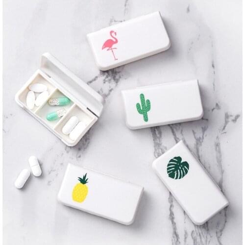 Mini Pill Case Portable Medicine Boxes 3 Grids Travel Home Medical Drugs Tablet Empty Container Home Holder Cases Storage Box
