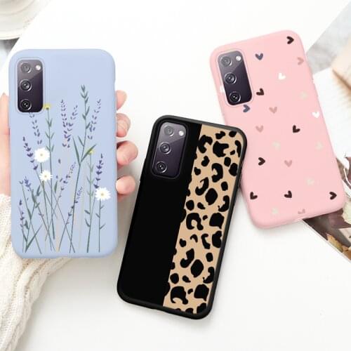 Leopard Phone Case For Samsung Galaxy S20 FE Lite Fan Edition Case Cute Cat Cover For Samsung s20 fe lite fan edition Capa