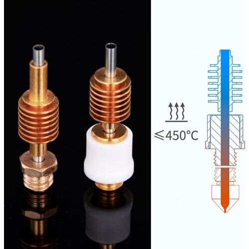 NEW MQ Mozzie Hotend Replacement Heat Break Throat For Nf-crazy Hotend Nf-crazy Plus Magnum 3D Printer Parts