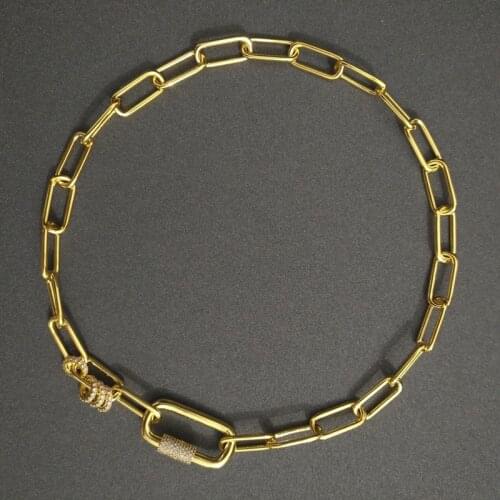 S925 sterling silver necklace luxury brand fashion jewelry necklace for womens black golden female necklace Bulgarian banquet