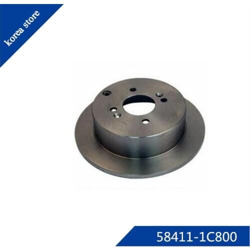 Brake disc rotor for 58411-1C800 OEM Standard Size For HYUNDAI i20