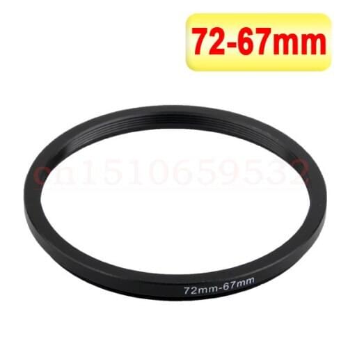With Tracking number 72-67MM 72MM - 67MM 72 to 67 Step up Down Filter Ring adapters , LENS, LENS hood, LENS CAP, and
